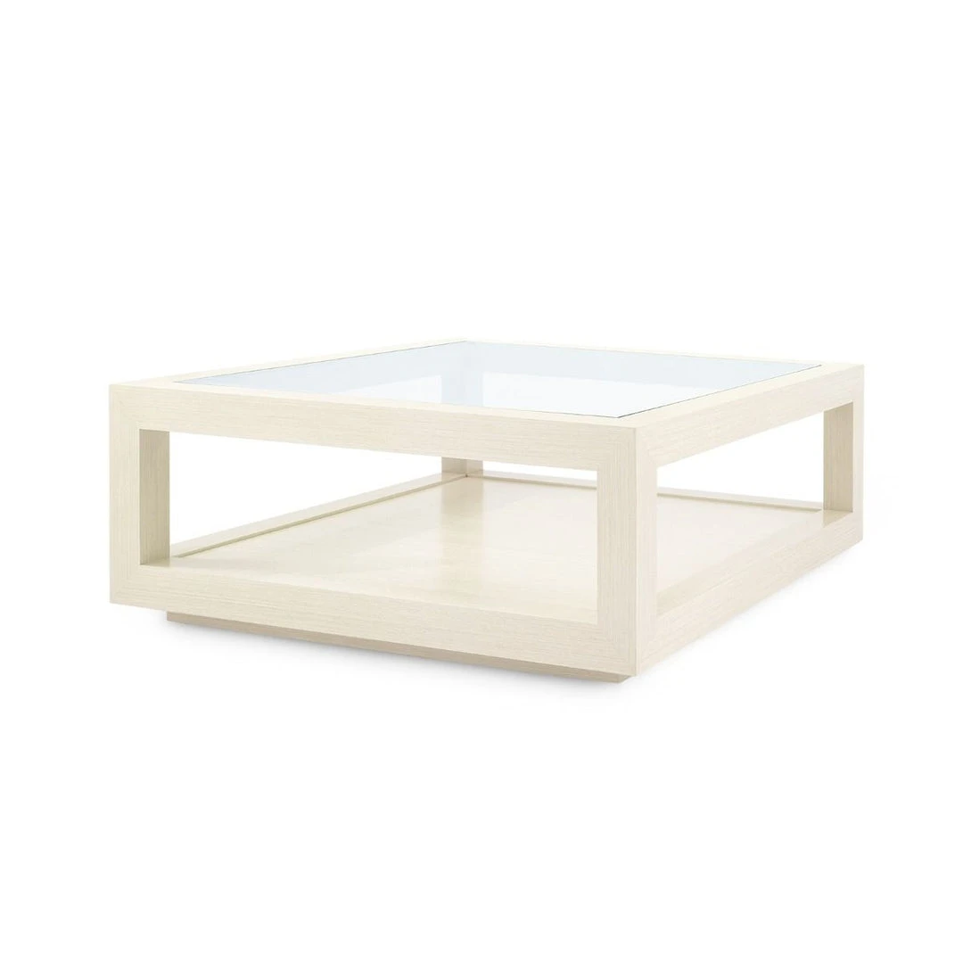 Bungalow 5 Gavin Large Square Coffee Table Blanched Oak 3 Bungalow 5 Gavin Large Square Coffee Table Blanched Oak