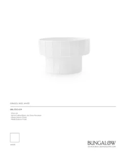 Bungalow 5 Girasol Vase White New Arrivals 13 Bungalow 5 Girasol Vase White New Arrivals