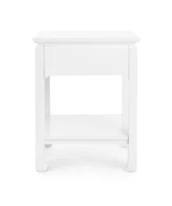 Bungalow 5 Harlow 1 Drawer Side Table White New Arrivals