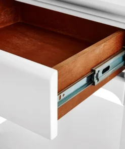 Bungalow 5 Harlow 1 Drawer Side Table White New Arrivals