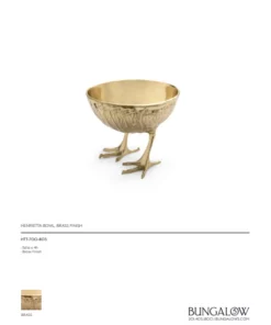 Bungalow 5 Henrietta Bowl Brass New Arrivals