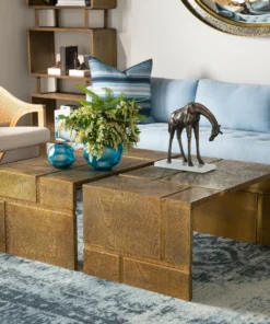 Bungalow 5 New Arrivals Hollis Coffee Table Brass