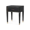 Bungalow 5 New Arrivals Hunter 2 Drawer Side Table Black