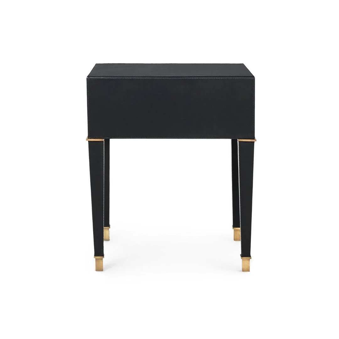 Bungalow 5 New Arrivals Hunter 2 Drawer Side Table Black 10 Bungalow 5 New Arrivals Hunter 2 Drawer Side Table Black