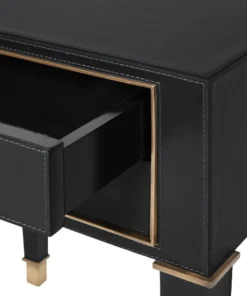 Bungalow 5 New Arrivals Hunter 2 Drawer Side Table Black 19 Bungalow 5 New Arrivals Hunter 2 Drawer Side Table Black