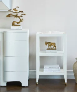 Bungalow 5 Isadora Side Table White