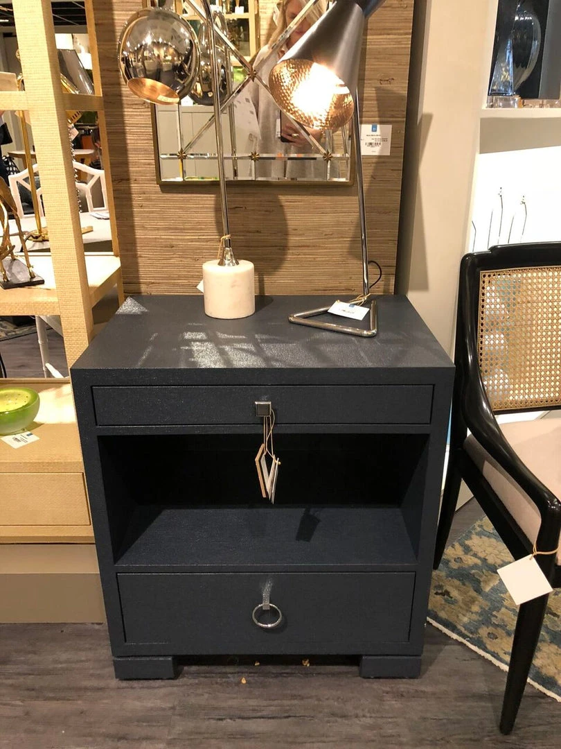 Bungalow 5 New Arrivals Frances 2 Drawer Side Table Navy Blue 13 Bungalow 5 New Arrivals Frances 2 Drawer Side Table Navy Blue