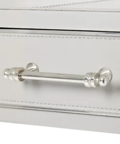 Bungalow 5 New Arrivals Jolene 1 Drawer Side Table Gray 12 Bungalow 5 New Arrivals Jolene 1 Drawer Side Table Gray