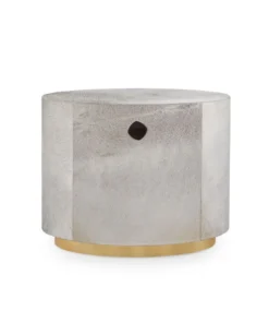 Bungalow 5 Julius 2 Drawer Side Table Gray New Arrivals