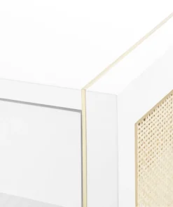 Bungalow 5 Karen 1 Drawer Side Table White