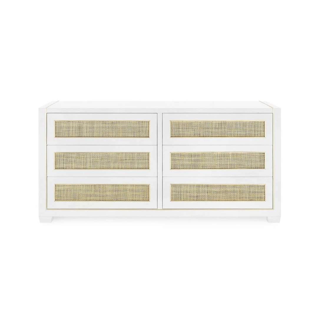 Bungalow 5 Karen Extra Large 6 Drawer Dresser White New Arrivals 5 Bungalow 5 Karen Extra Large 6 Drawer Dresser White New Arrivals