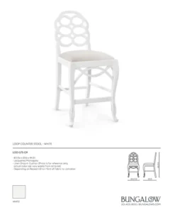 Bungalow 5 New Arrivals Loop Counter Stool