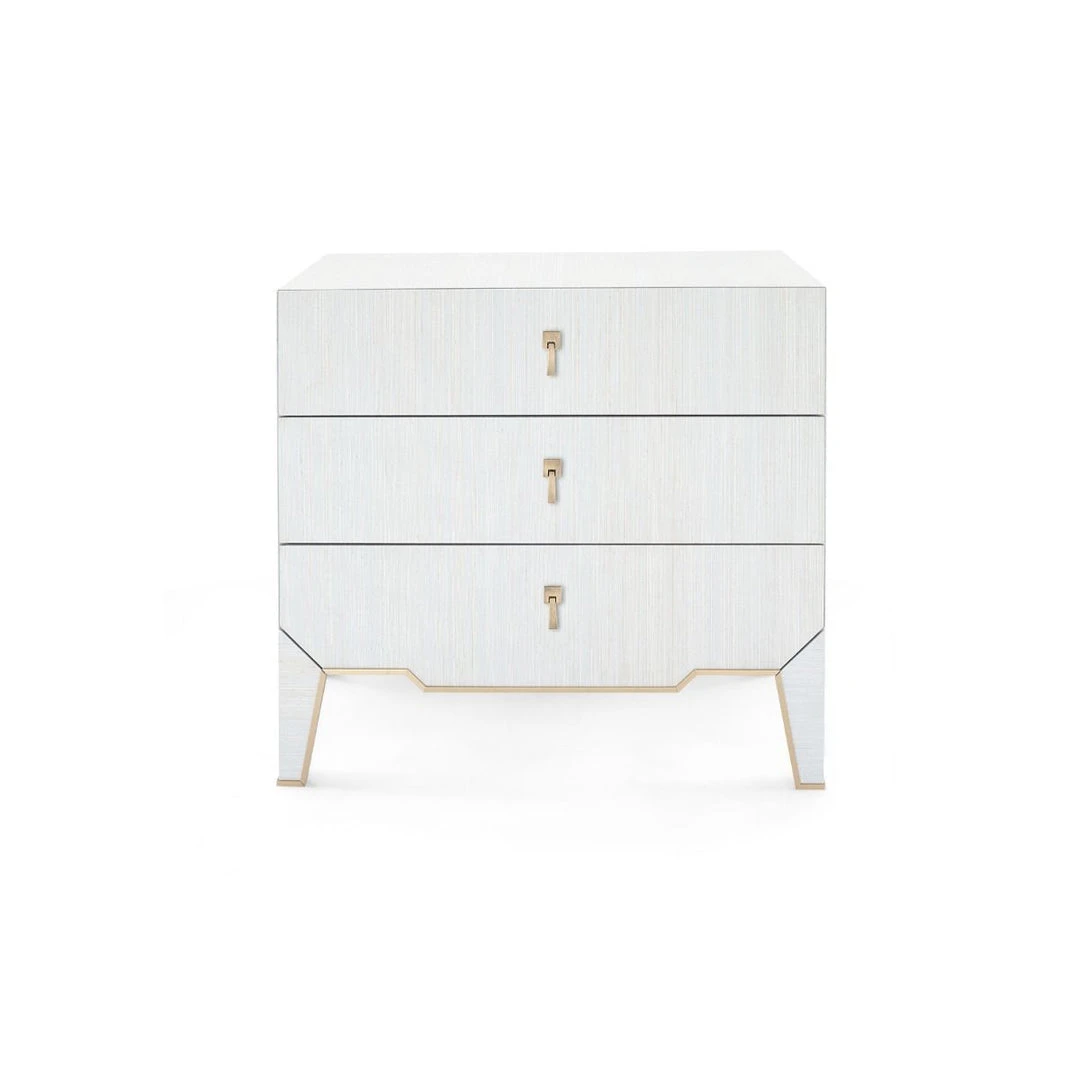 Bungalow 5 Madeline 3 Drawer Side Table Platinum 4 Bungalow 5 Madeline 3 Drawer Side Table Platinum