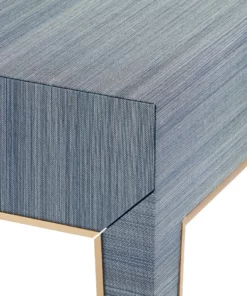 Bungalow 5 New Arrivals Madeline 1 Drawer Side Table Navy Blue