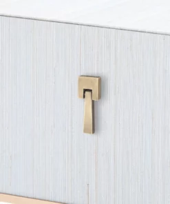 Bungalow 5 Madeline 1 Drawer Side Table Platinum