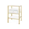 Bungalow 5 Marcel 1 Drawer Side Table White