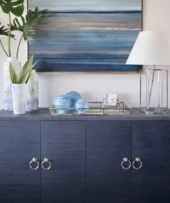 Bungalow 5 New Arrivals Meredith 4 Door Cabinet Navy Blue