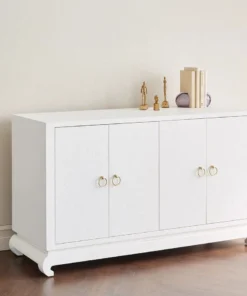 Bungalow 5 Meredith 4 Door Cabinet White