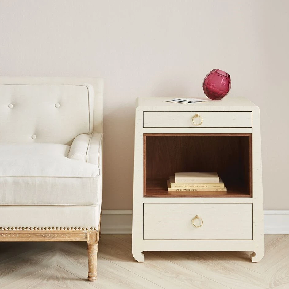 Bungalow 5 Ming 2 Drawer Side Table Natural New Arrivals 7 Bungalow 5 Ming 2 Drawer Side Table Natural New Arrivals