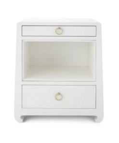 Bungalow 5 Ming 2 Drawer Side Table White New Arrivals 23 Bungalow 5 Ming 2 Drawer Side Table White New Arrivals