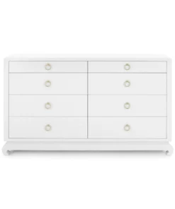 Bungalow 5 Ming Extra Large 8 Drawer Dresser White New Arrivals
