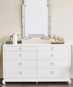 Bungalow 5 Ming Extra Large 8 Drawer Dresser White New Arrivals