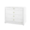 Bungalow 5 New Arrivals Ming Large 4 Drawer Chest White