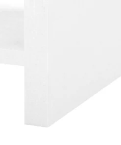 Bungalow 5 Morgan 1 Drawer Side Table White