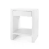 Bungalow 5 Morgan 1 Drawer Side Table White