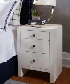 Bungalow 5 Morgan 3 Drawer Side Table White New Arrivals