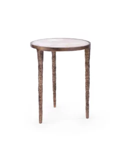 Bungalow 5 New Arrivals Nora Side Table Antique Brass