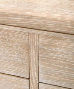 Bungalow 5 Paola Extra Large 9 Drawer Dresser Bleached Cerused Oak New Arrivals