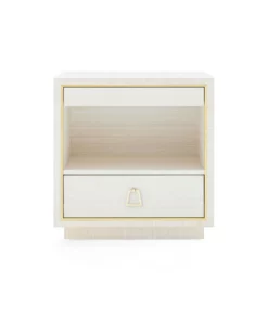 Bungalow 5 Parker 2 Drawer Side Table Light Natural New Arrivals