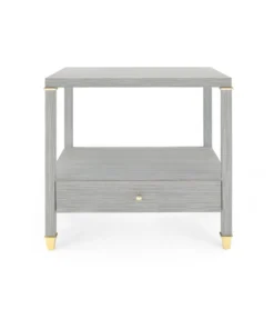 Bungalow 5 New Arrivals Pascal 1 Drawer Side Table Slate Blue