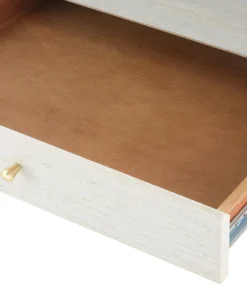 Bungalow 5 New Arrivals Pascal 1 Drawer Side Table Silver