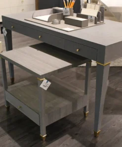 Bungalow 5 New Arrivals Pascal 1 Drawer Side Table Slate Blue