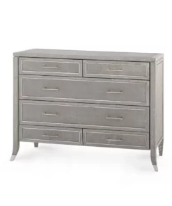 Bungalow 5 New Arrivals Paulina Large 6 Drawer Gray