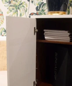 Bungalow 5 New Arrivals Pavel 4 Drawer 2 Door Cabinet White