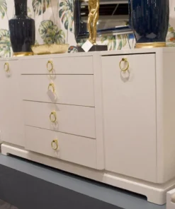 Bungalow 5 New Arrivals Pavel 4 Drawer 2 Door Cabinet White