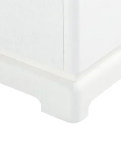 Bungalow 5 New Arrivals Pavel 4 Drawer 2 Door Cabinet White