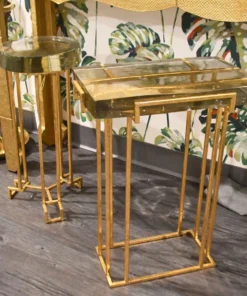 Bungalow 5 New Arrivals Prism Side Table Gold