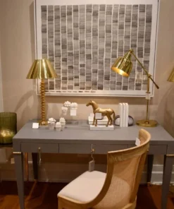 Bungalow 5 New Arrivals Rain Framed Silk Panel Black