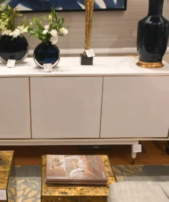 Bungalow 5 New Arrivals Raymond 4 Door Cabinet White