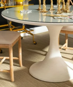 Bungalow 5 New Arrivals Rope Dining Table White