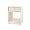 Bungalow 5 New Arrivals Stanford 1 Drawer Side Table Blanched Oak
