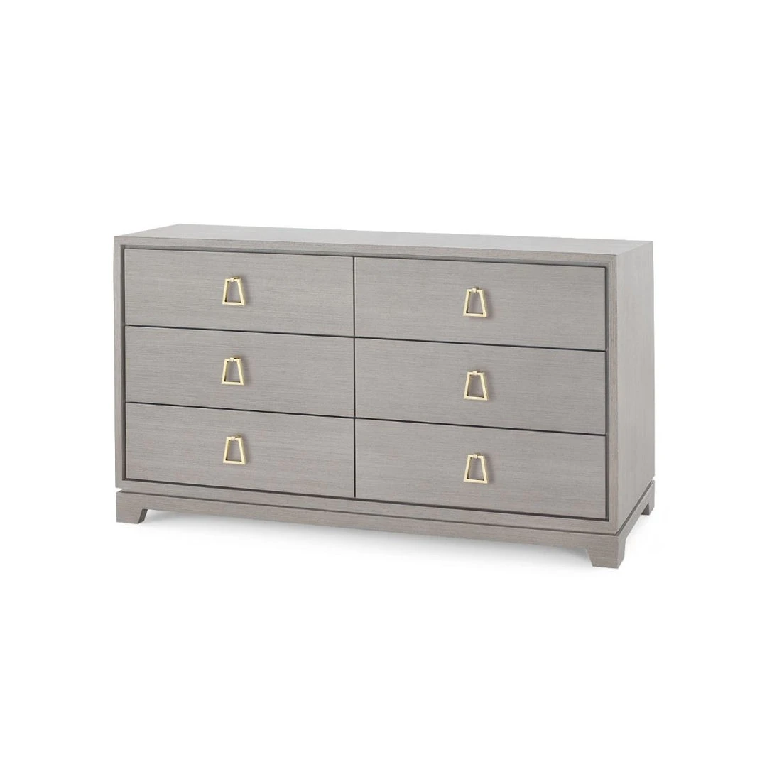 Bungalow 5 Stanford Extra Large 6 Drawer Chest Taupe Gray New Arrivals 3 Bungalow 5 Stanford Extra Large 6 Drawer Chest Taupe Gray New Arrivals
