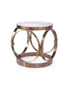 Bungalow 5 New Arrivals Stephen Side Table Antique Brass