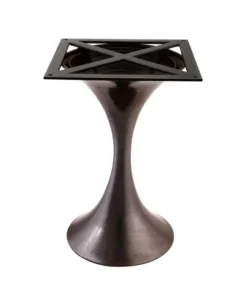 Bungalow 5 Stockholm Round Dining Table Bronze And White Marble