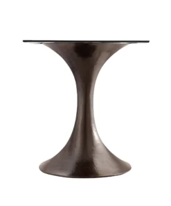 Bungalow 5 Stockholm Round Dining Table Bronze And White Marble