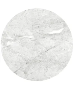 Bungalow 5 New Arrivals Stockholm Round Dining Table Brass And White Marble